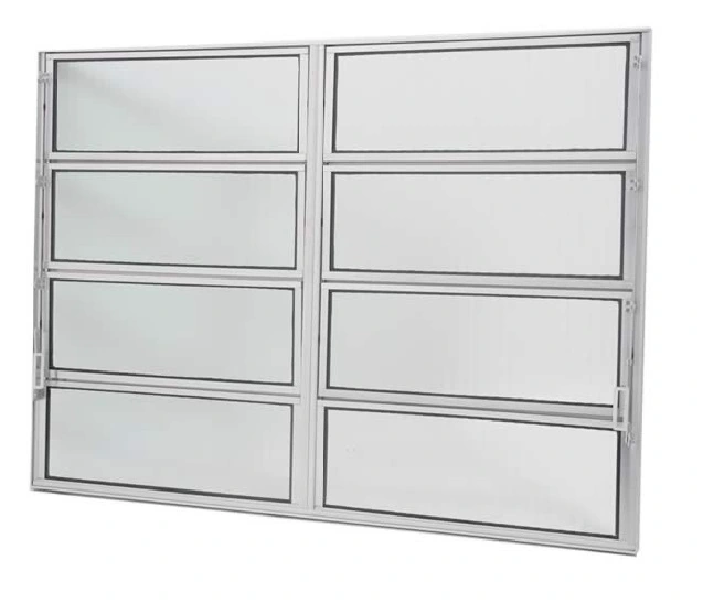 Janela Basculante De Alumínio Duplo 0,60 X 1,50 Linha All Soft Cor Brilhante