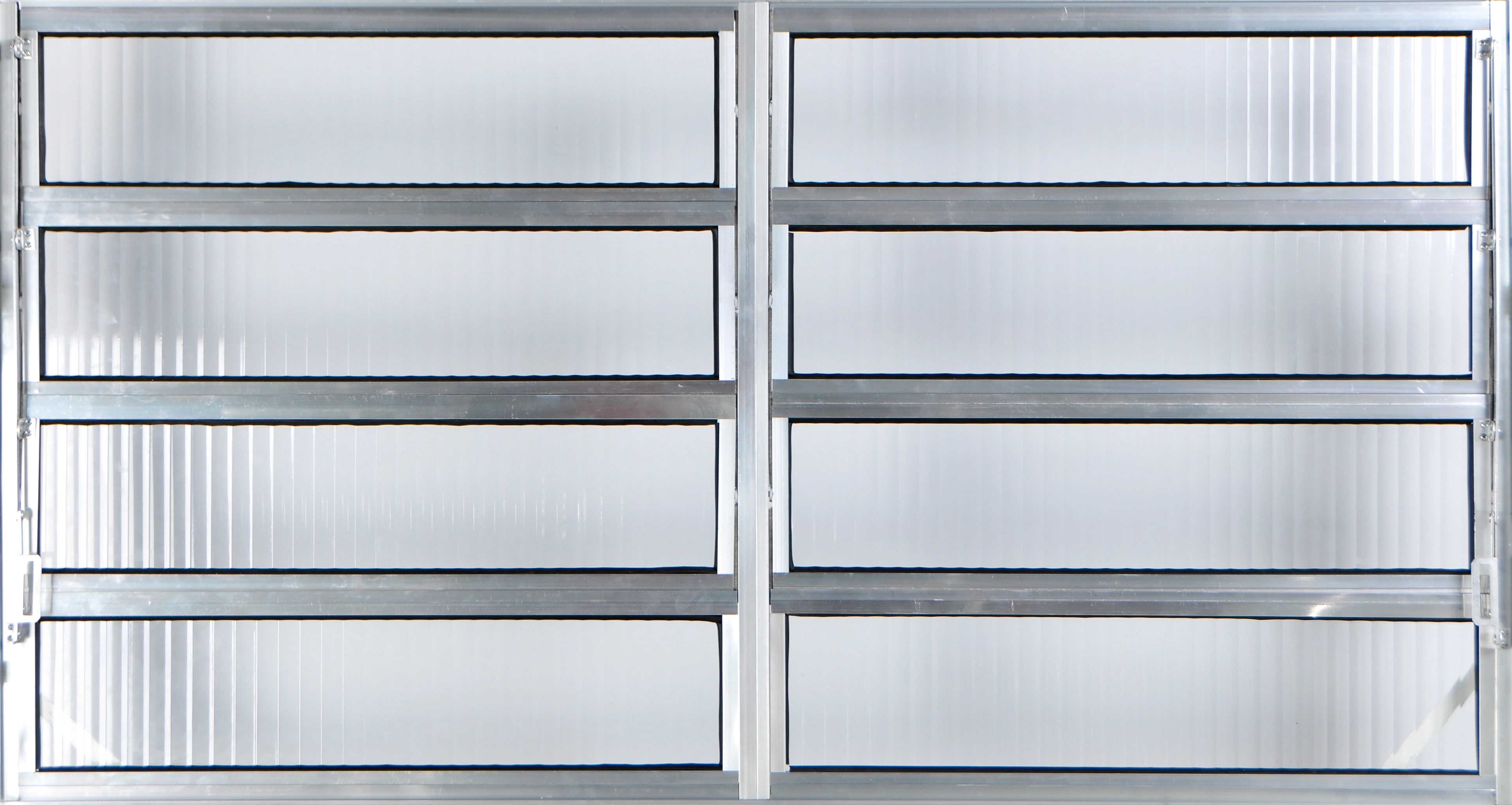Janela Basculante De Alumínio Duplo 0,80 X 2,00 Linha All Modular Cor Brilhante