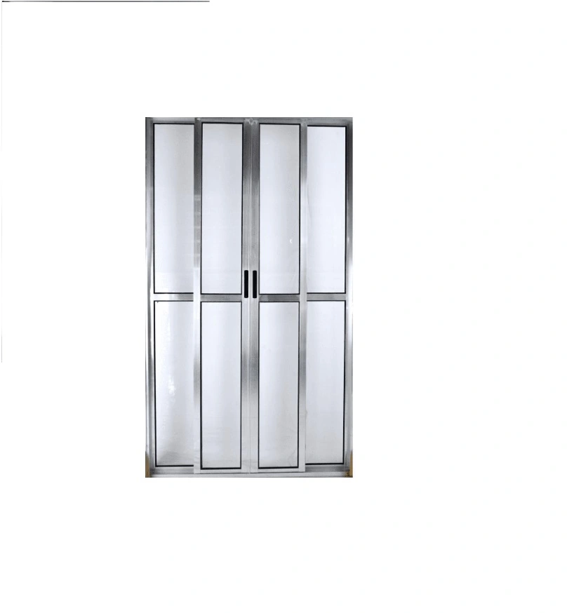 Porta Sacada 4 Folhas Com Fechadura 2,10 X 2,00 Cor Brilhante Linha Premium