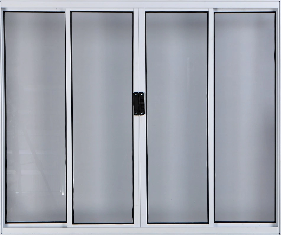 Vitro De Alumínio 4 Folhas 1,00 X 1,80 Sem Grade Cor Branco Linha All Modular