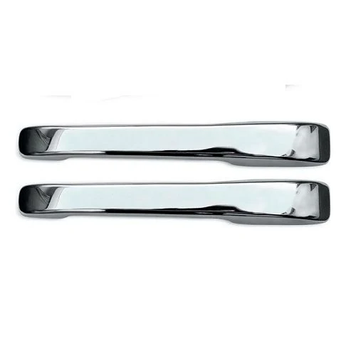 Aplique de Maçaneta Externo 2 Portas Cromado sem Furo - SHEK PARTS 08002