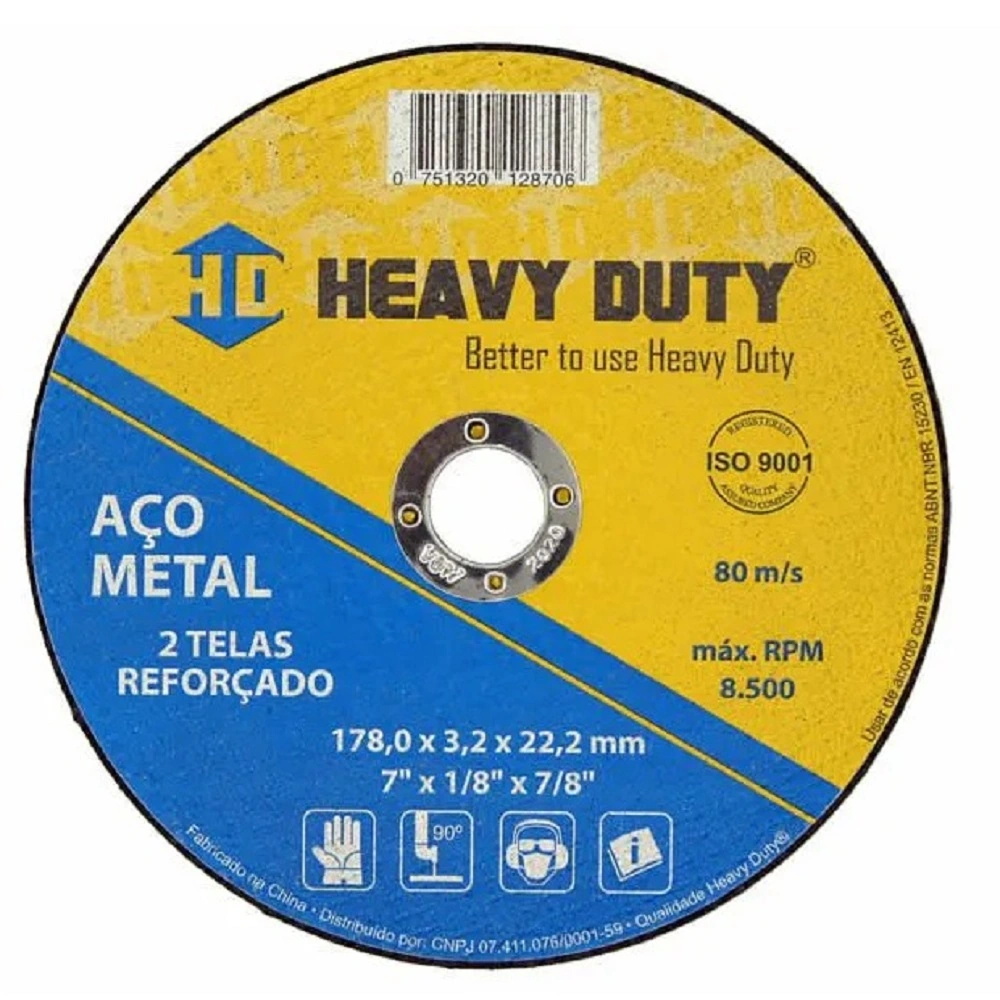 Disco De Corte Faststeel 178x3,2x22,2 - 200 Unidades