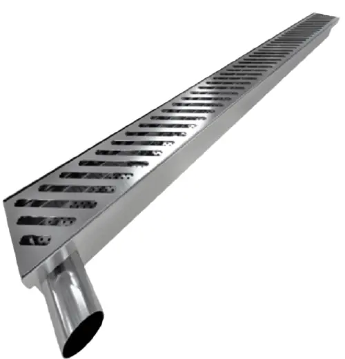 Ralo Linear Inox Com Coletor - Continuum Dimensões:1000x90x60
