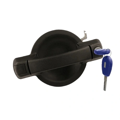 Maçaneta Externa da Porta Dianteira FIAT DOBLO Lado Esquerdo Azul com Chave - V&B 7833