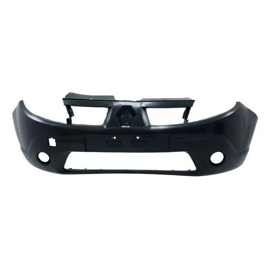 Para-choque Dianteiro RENAULT SANDERO Preto Liso com Furo MIlha - AUTOMOTIVE IMPORTS BR522