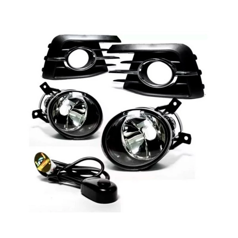 Kit Farol Auxiliar VOLKSWAGEN GOL/VOYAGE Botão Redondo Cromado com Moldura - AUTOMOTIVE IMPORTS ZN4545043