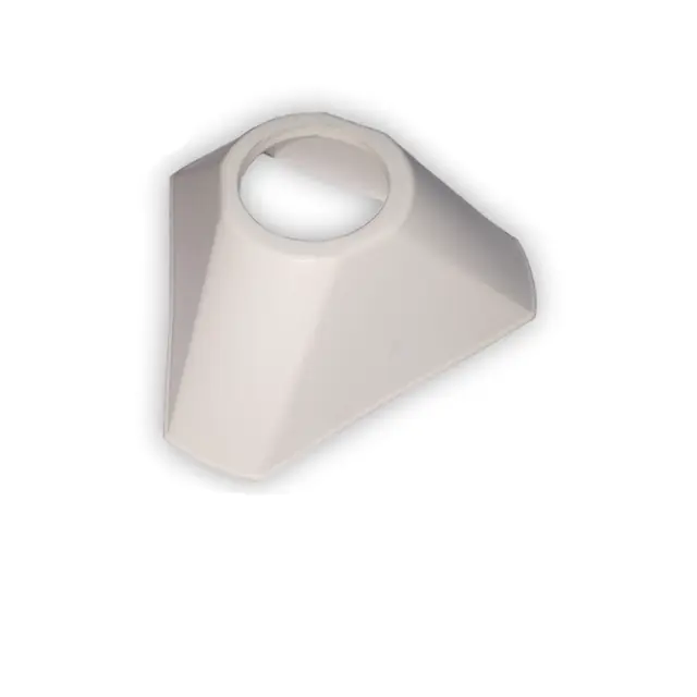 Canopla Triangular Plástico Vp Arge Branco