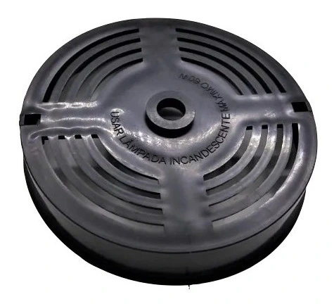 Plafon Plafonier Lampada 60w Venti-delta Preto