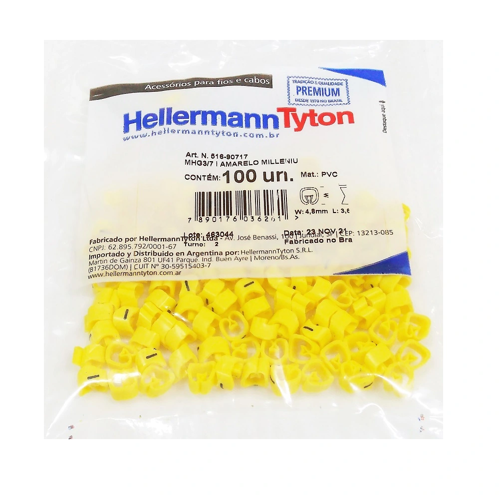 Marcador Anilha P/ Cabos 1,5 A 10 Mm² Mhg3/7 Letra I