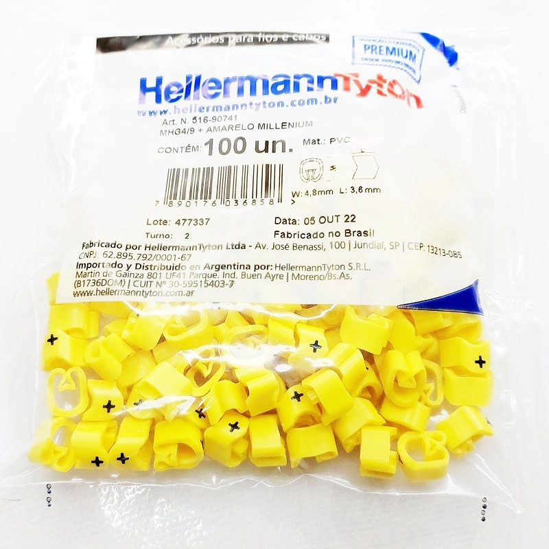 Identificador Para Cabos Símbolo Mais Mhg4/9 Hellermann
