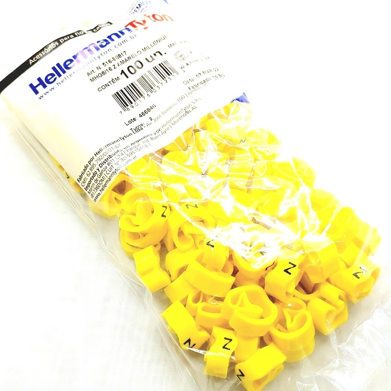 Identificador Para Cabos Letra Z Mhg8/16 Hellermann