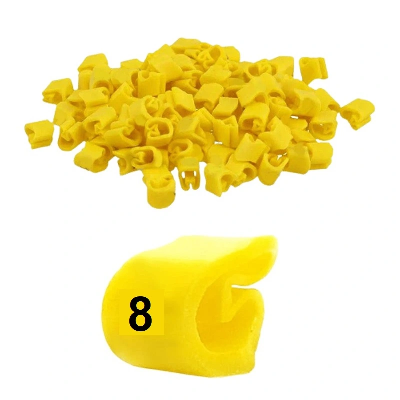 Identificador Para Cabos Número 8 Amarelo Mhg8/16 Hellermann