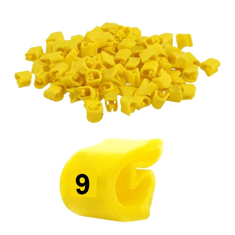 Identificador Para Cabos Número 9 Amarelo Mhg8/16 Hellermann