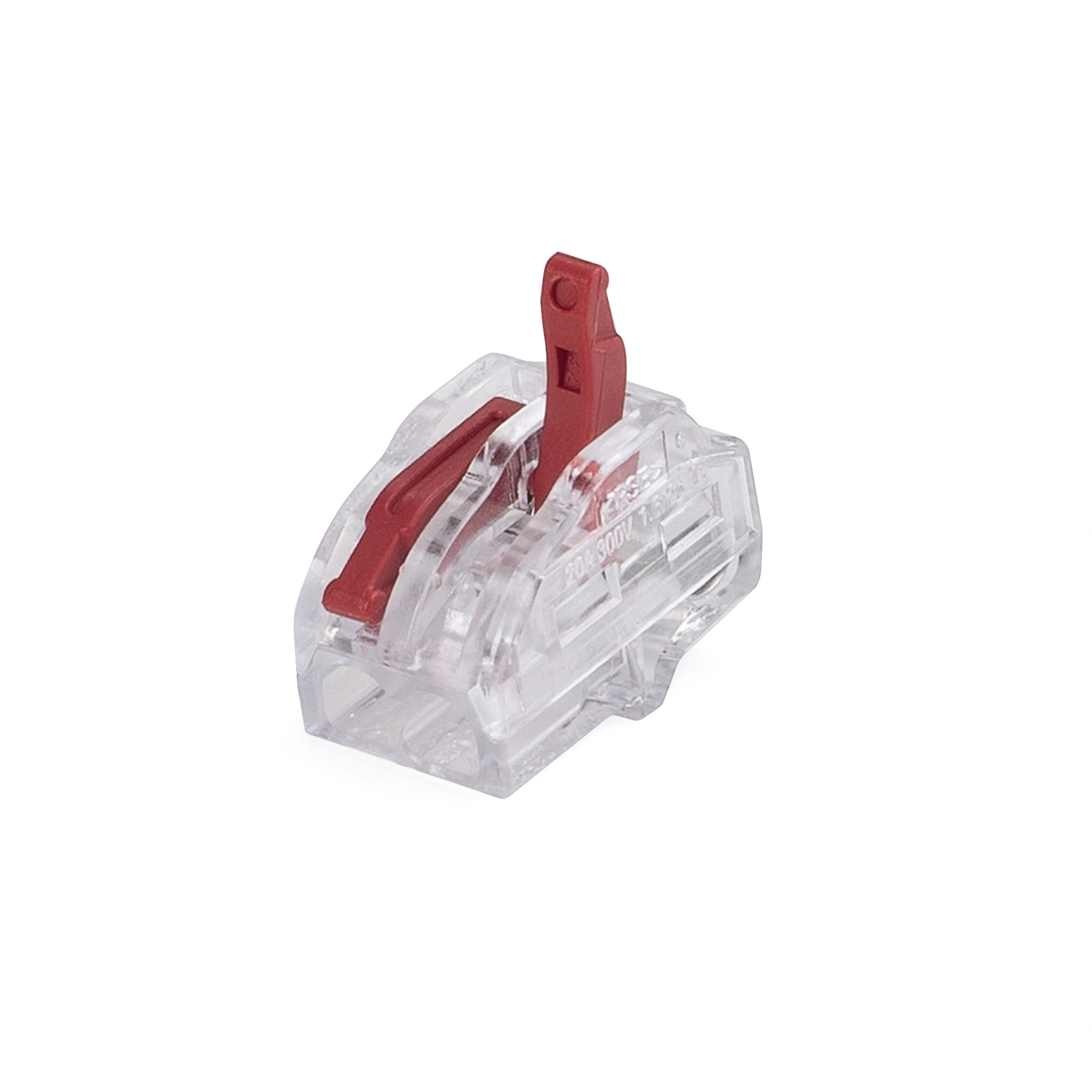 Blister Conector de Emenda Plástico 2 Polos 6 Unidades 4mm Transparente HCRN-2 HellermannTyton