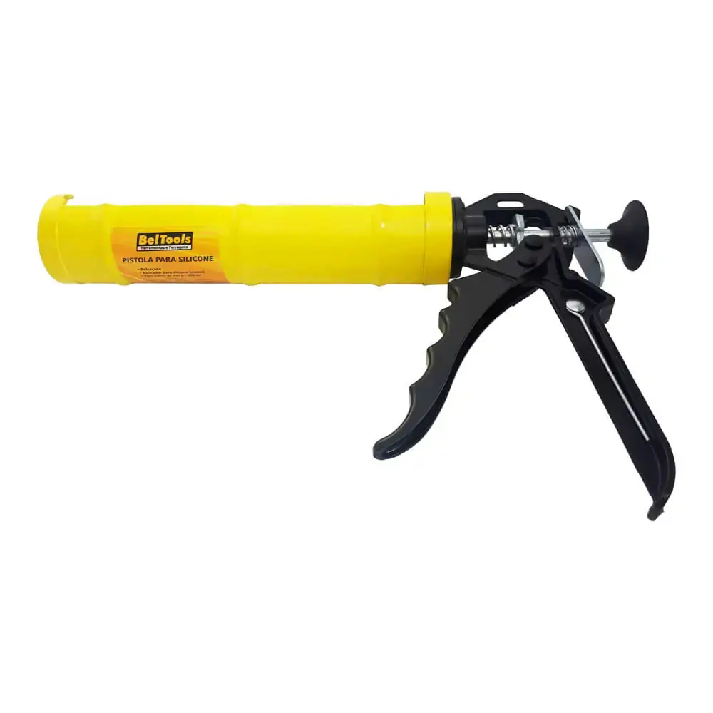Pistola Aplicador Silicone Amarela Beltools