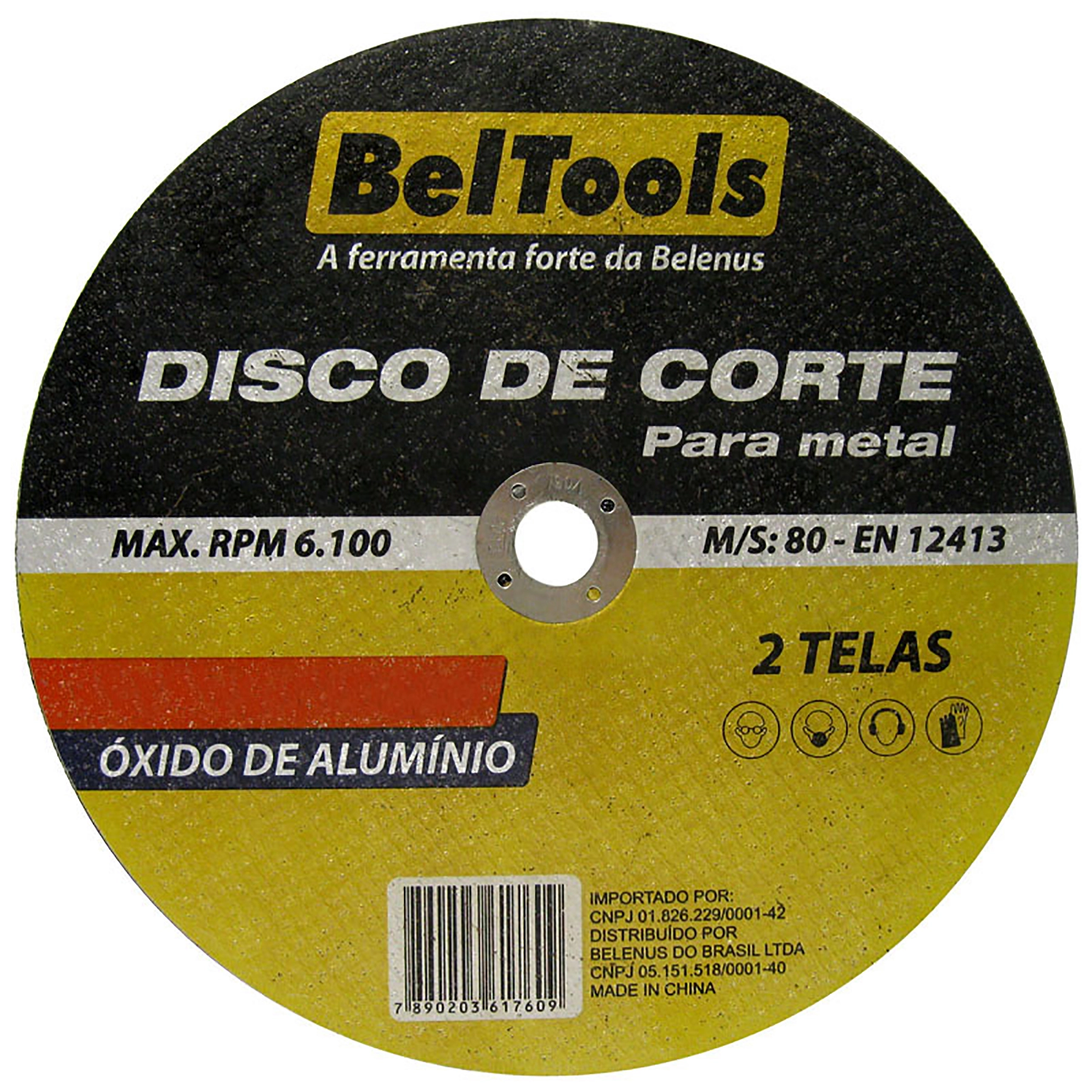 Jogo de Disco de Corte 254x19mm 5 peças BelTools