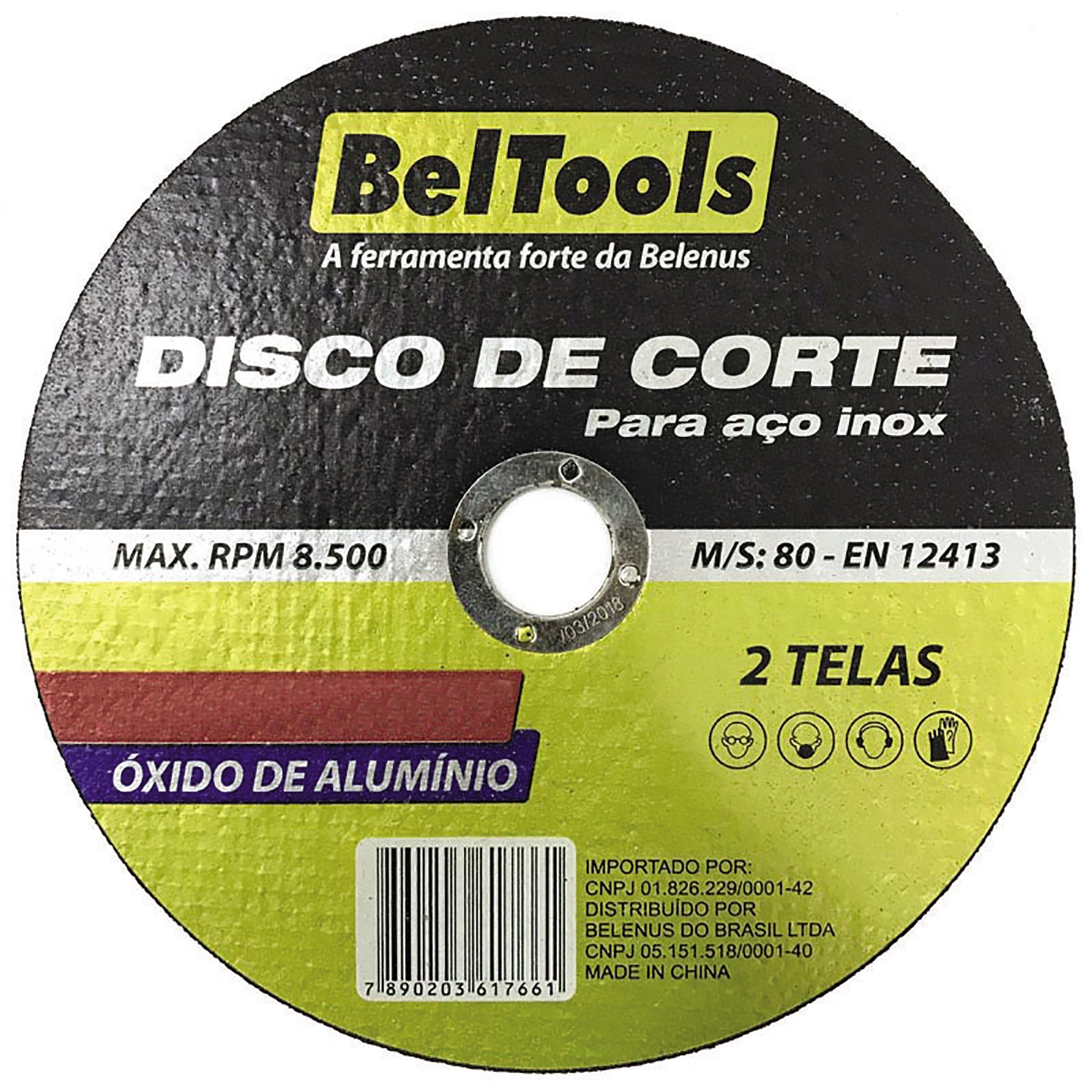 Jogo de Disco de Corte 180x22,23mm 10 peças BelTools