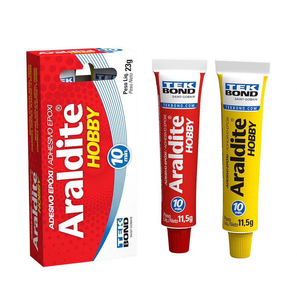 Araldite Hobby Cola Epóxi 10 Minutos 23 G Tekbond