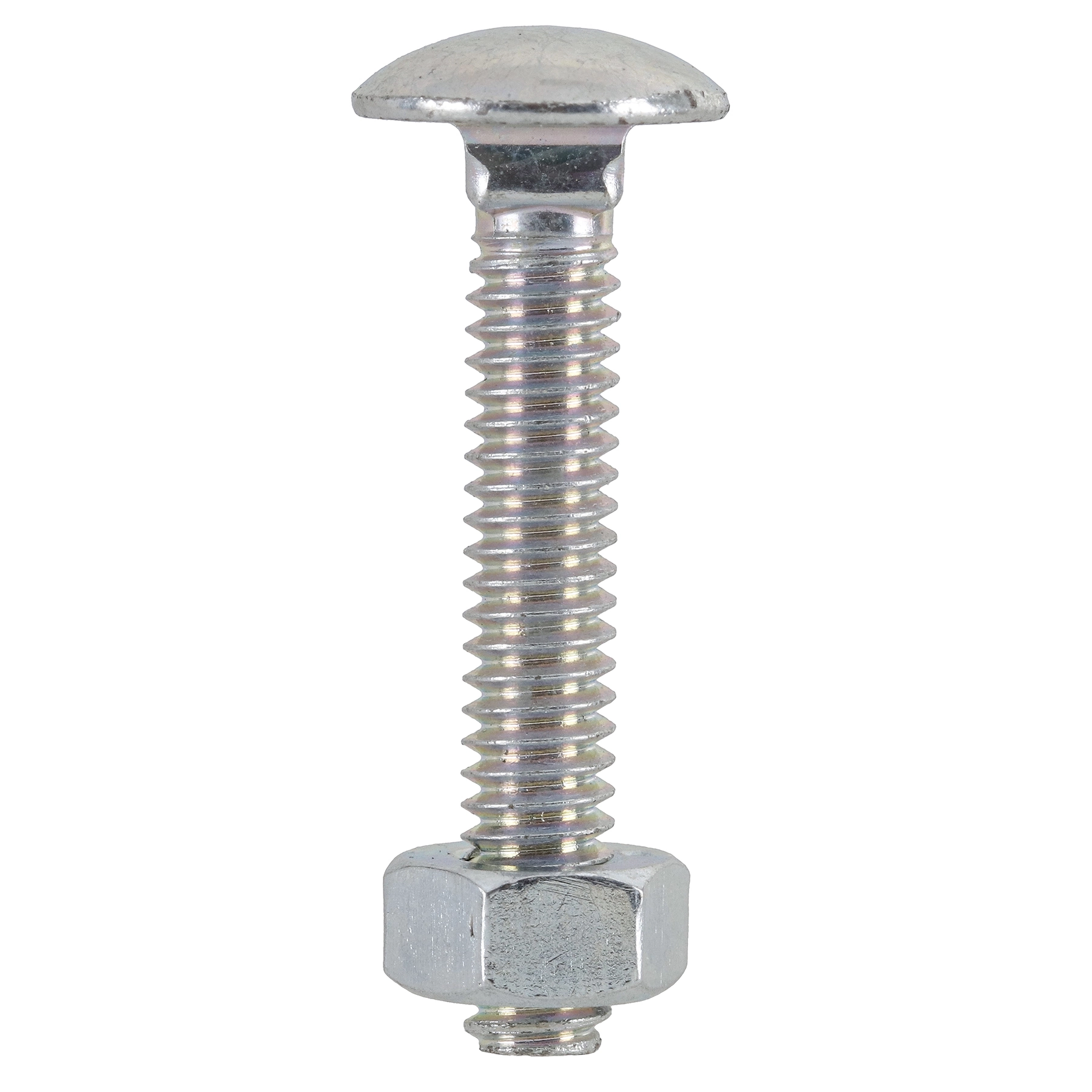 Parafuso de Aço Carbono para Alvenaria 6x40mm Máquina Francês sem Fenda 100 peças