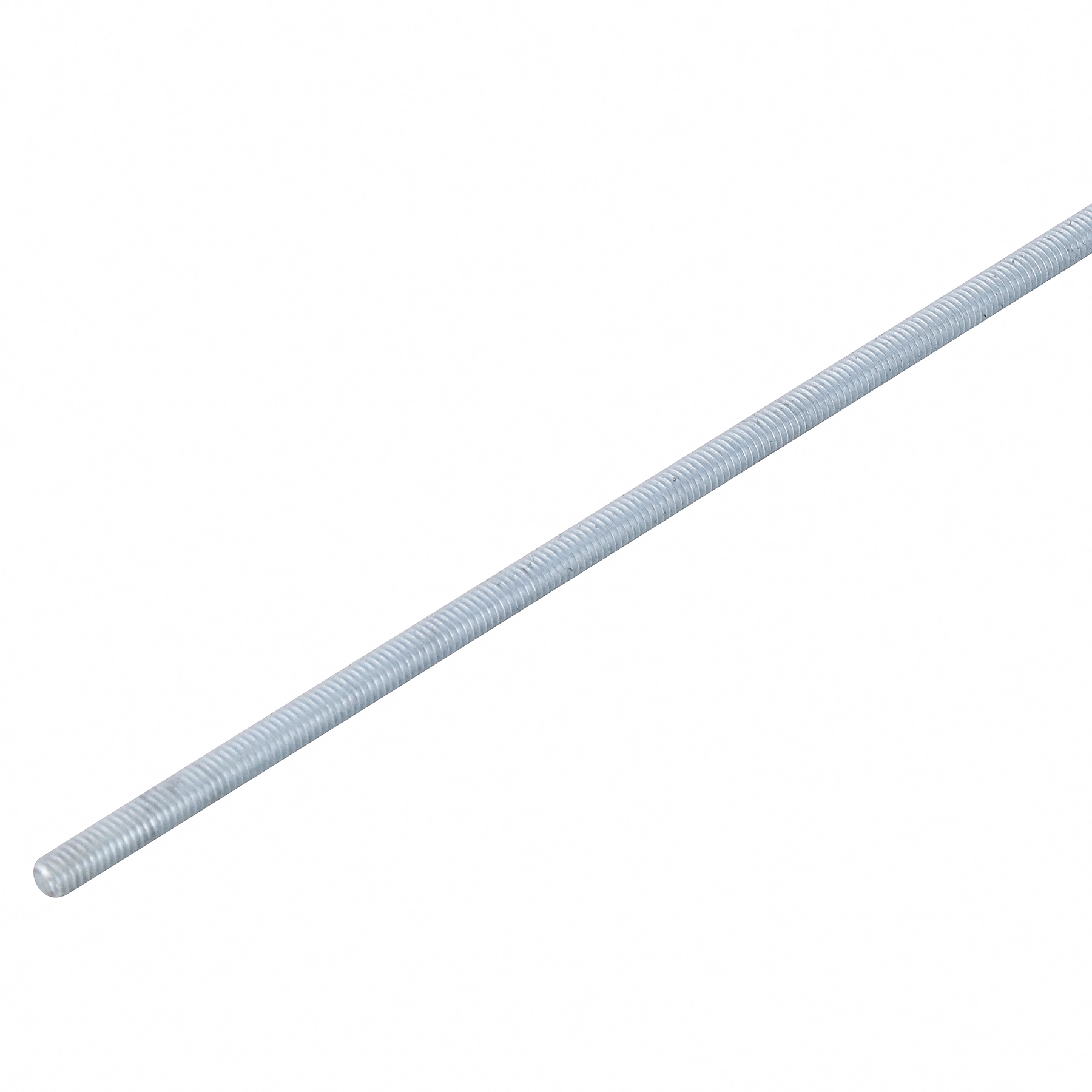 Barra Roscada Aço Carbono Zincado Branco 4mmx1m
