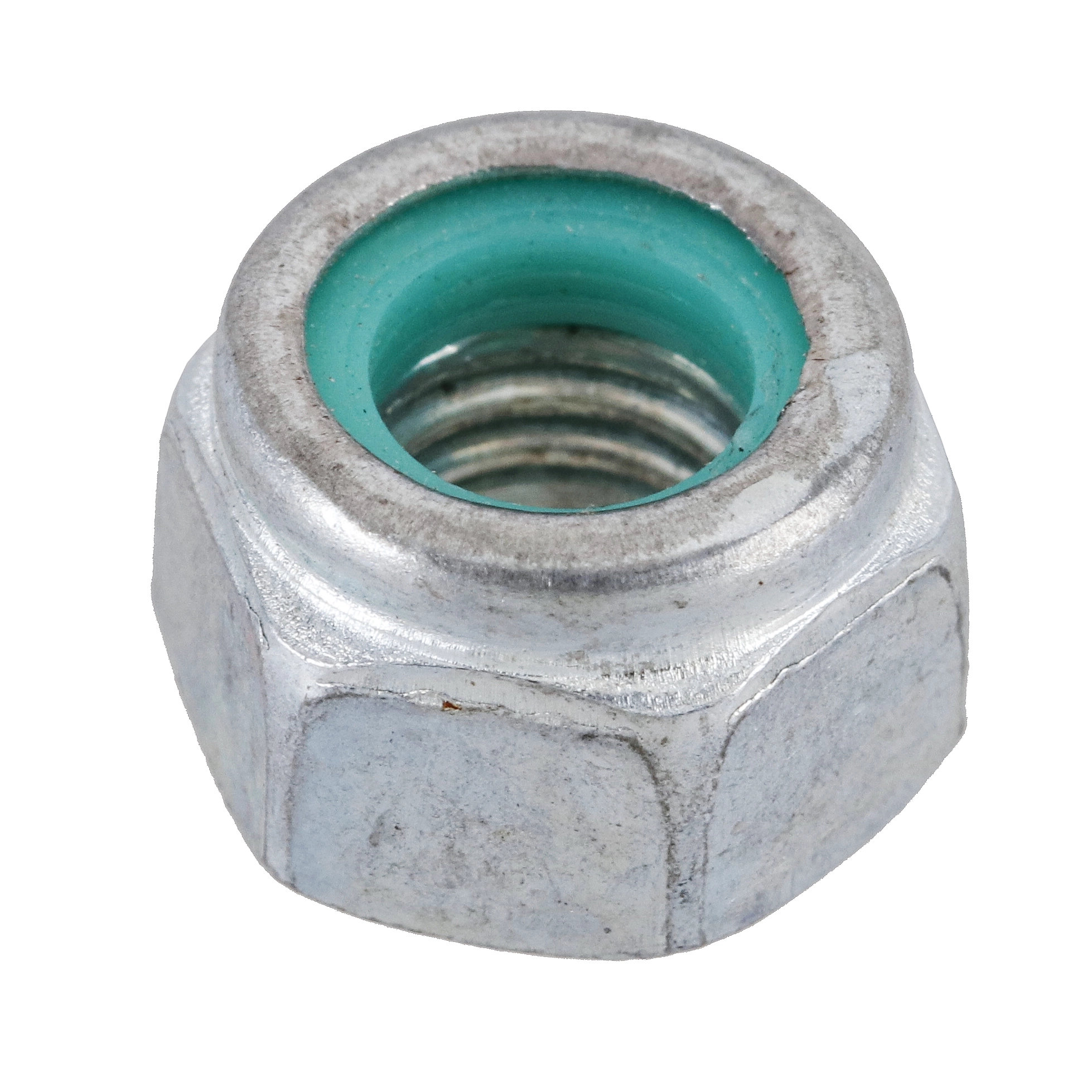 Porca Parlock Aço Carbono Zincado 8mm Granel