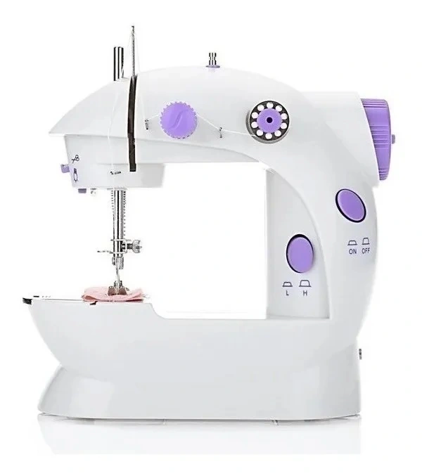 Mini Máquina De Costura Portátil  Branco  110v/220v