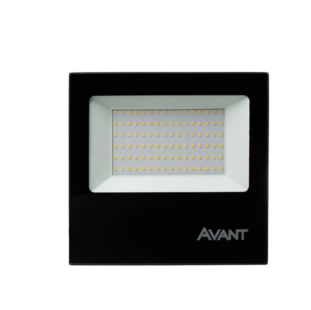 Refletor Led Avant 100w 3000k 7500 Lúmens