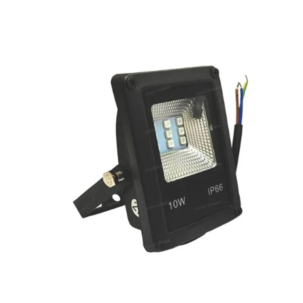 Refletor Led 10w Rgb Colorido Ip66 Com Controle