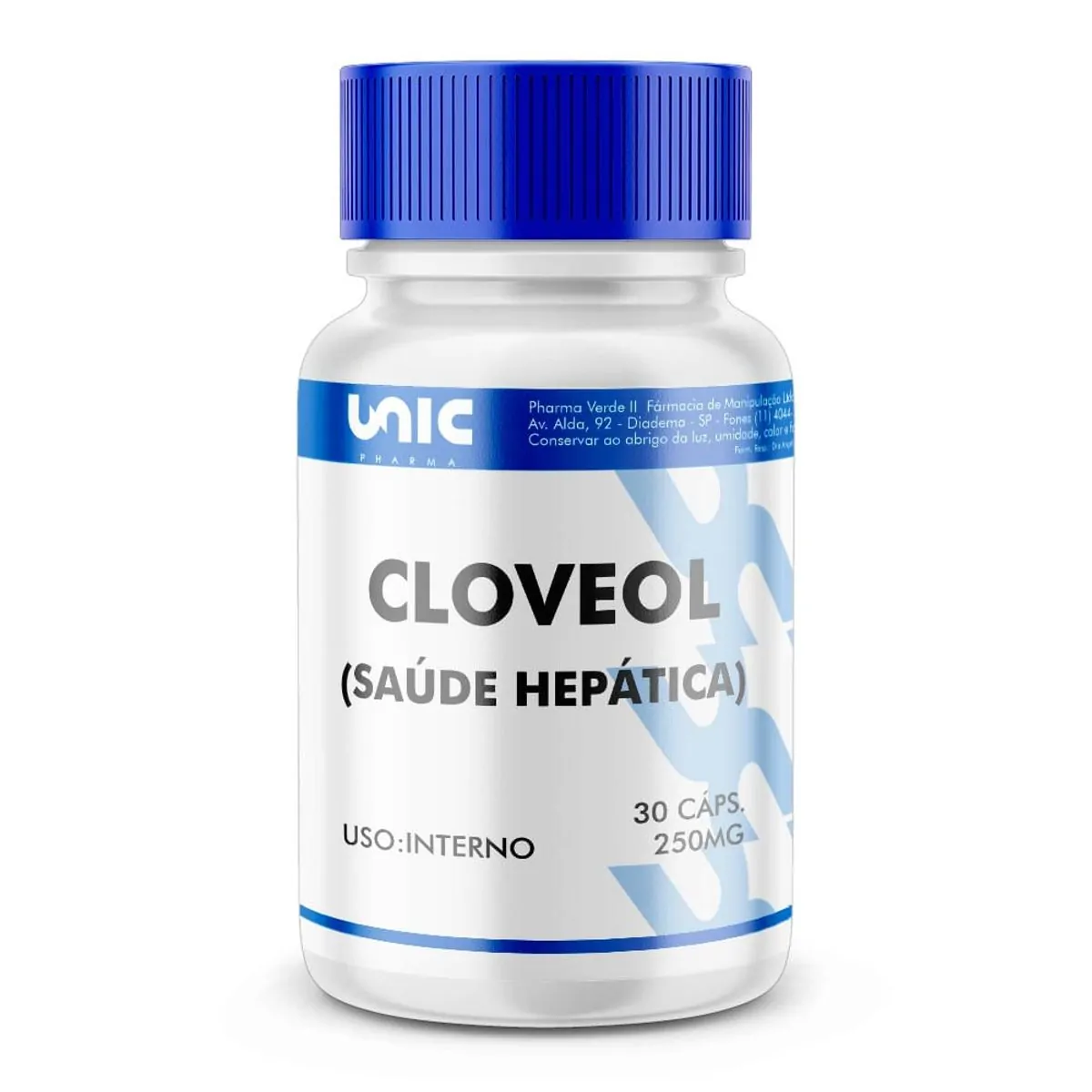 Cloveol- Cuidado Natural - Saúde Hepática 250mg - 30cáps