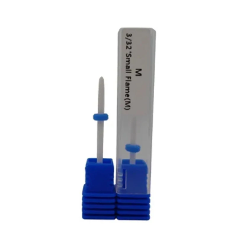 Broca Cerâmica Unha Acrigel Porcelana Manicure Small Flame