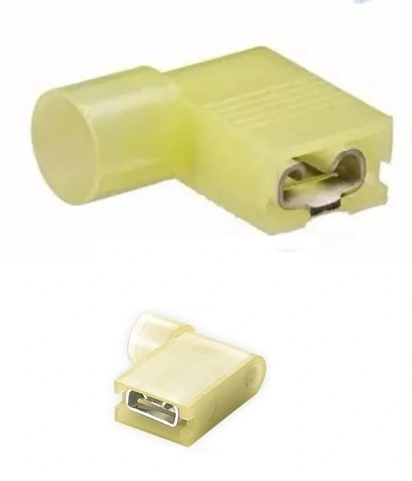 Terminal Total Isolado Bandeira 4,0-6,0 Mm² Amarelo 100 Peças