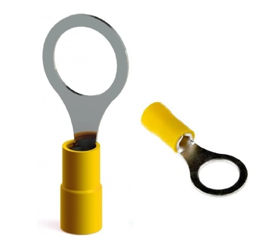 Terminal Pre Isolado Olhal 4,00-6,00 Mm² M8 100 Peças