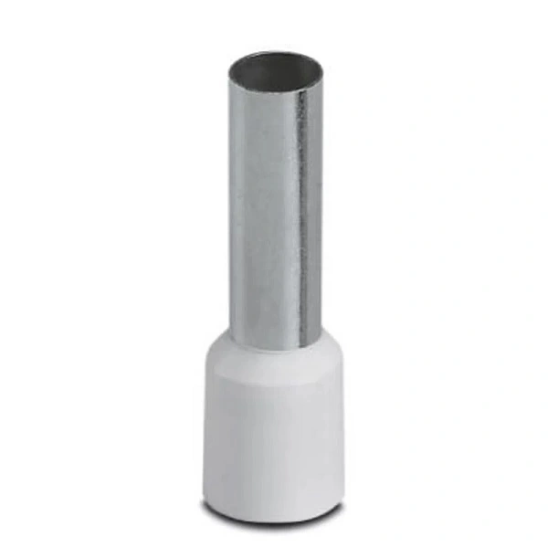 Terminal Tubular Ilhós Simples 0,50 Mm² Branco 100 Peças