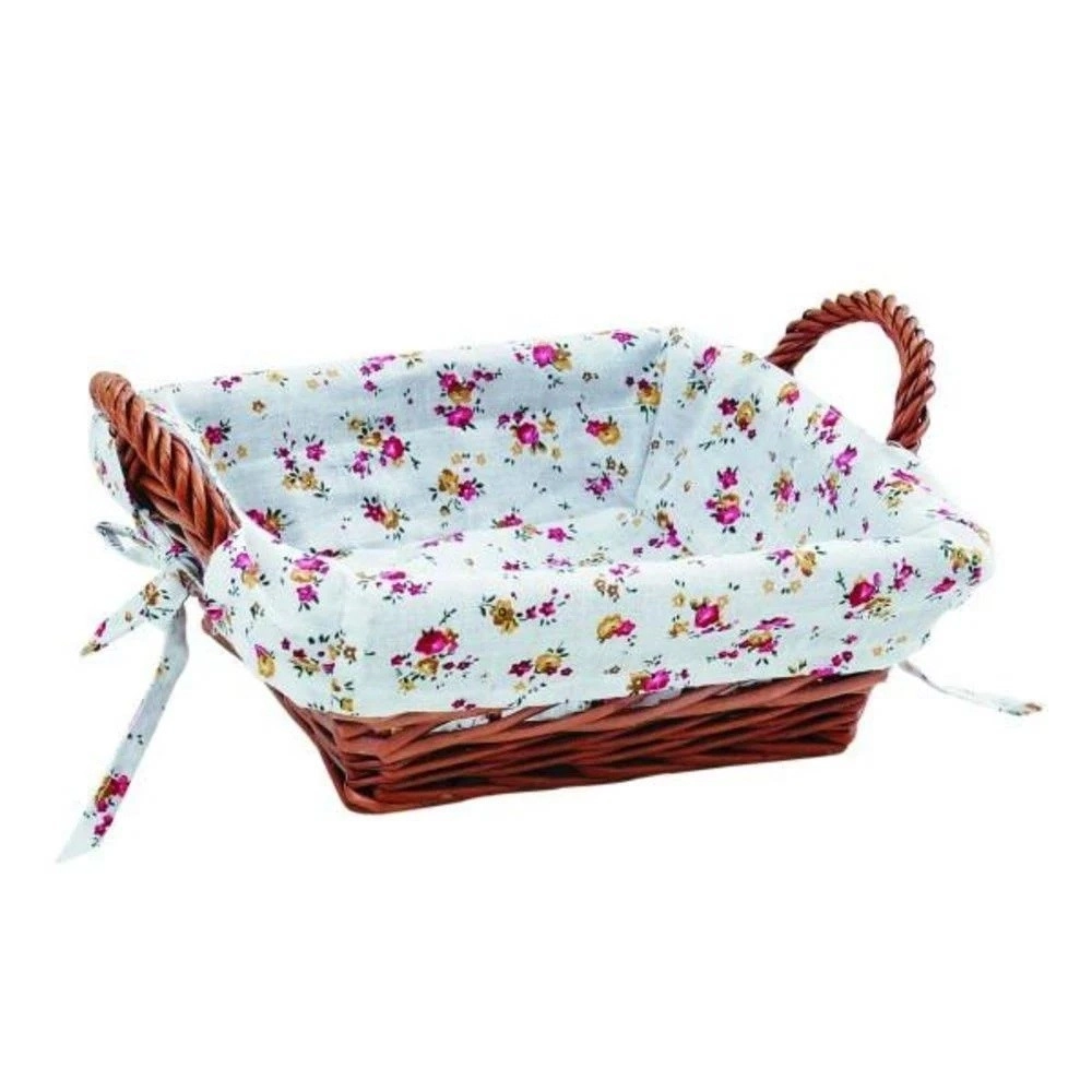 Cesta C/ Alca C/ Tecido 23x8cm