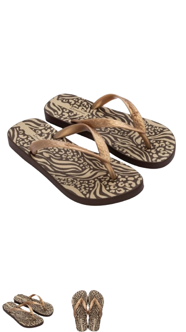 Chinelo Ad Ipanema Happy Fem Marrom