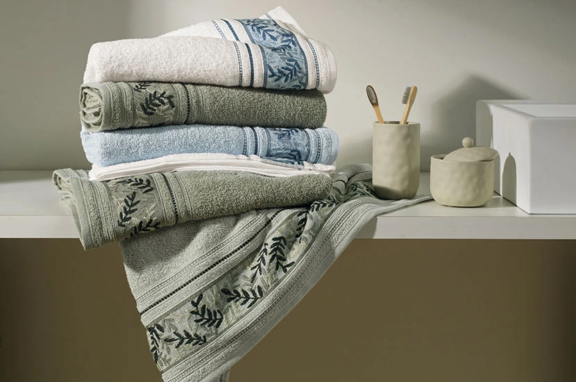 Toalha Banho Anis Azul Perola Azul 70x135cm 3846298 Karsten