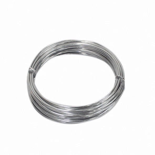 Arame Aluminio 0.8 Prata Atacado Ind C/10mts Kit