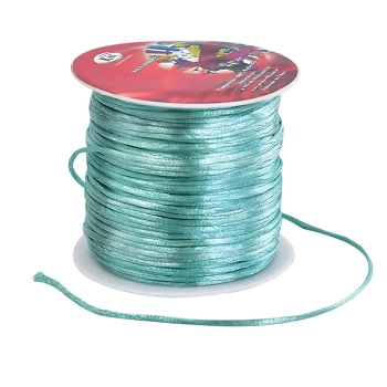Cordao Cetim 1mm Ref.c1 64 Verde Tiffany 20m