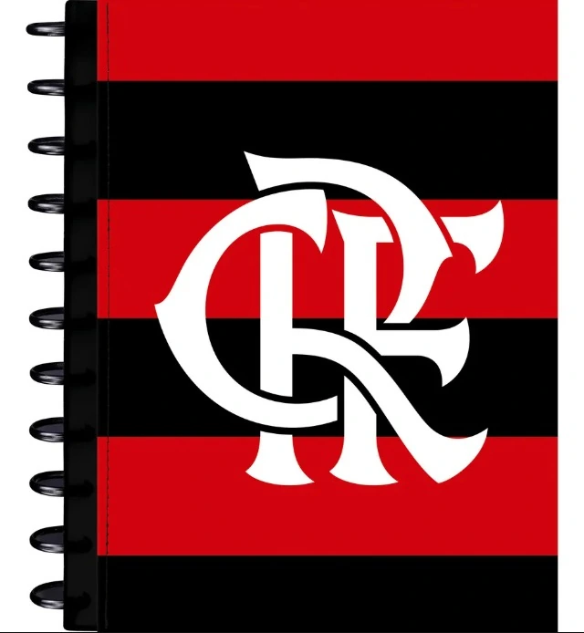 Caderno Universitario Kitdisk Flamengo 10 Materias C/160fls Kit