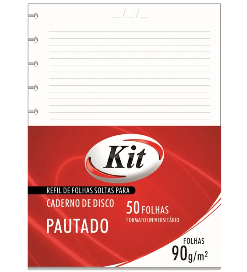 Folha Kitdisc Caderno I. G R.ds 692a 11 Wh Atacado Pct Unid Kit