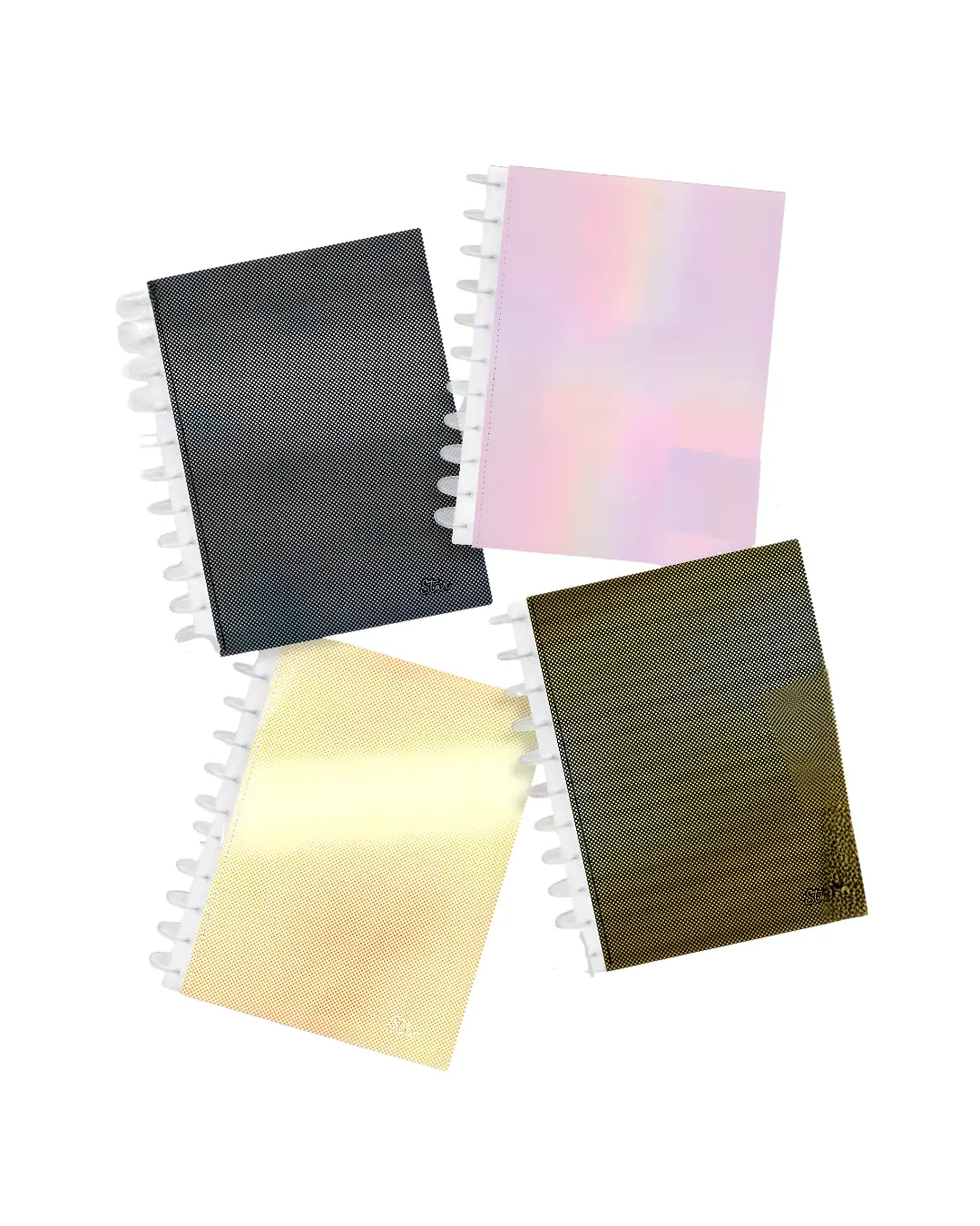Caderno Univ. C/d 10x1 Kitdisc Star 160fls R.ntr 233st Atacado Ind Unid Kit
