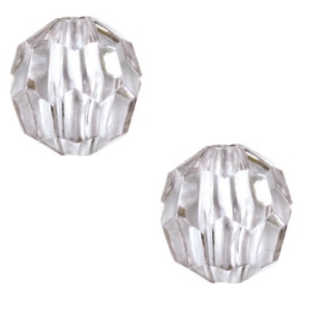 Conta Sextavada 25gr 8mm Cristal Parco