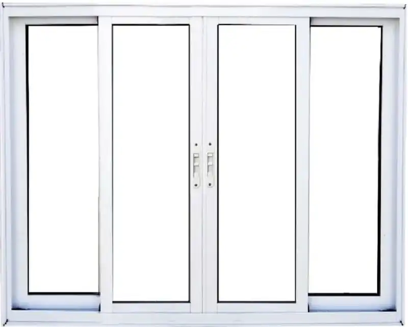 Vitro De Aluminio 4 Folhas Sem Grade Linha Premium Branco