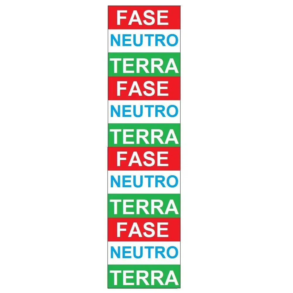 Placa Sinalizadora Fase Neutro Terrac C 12