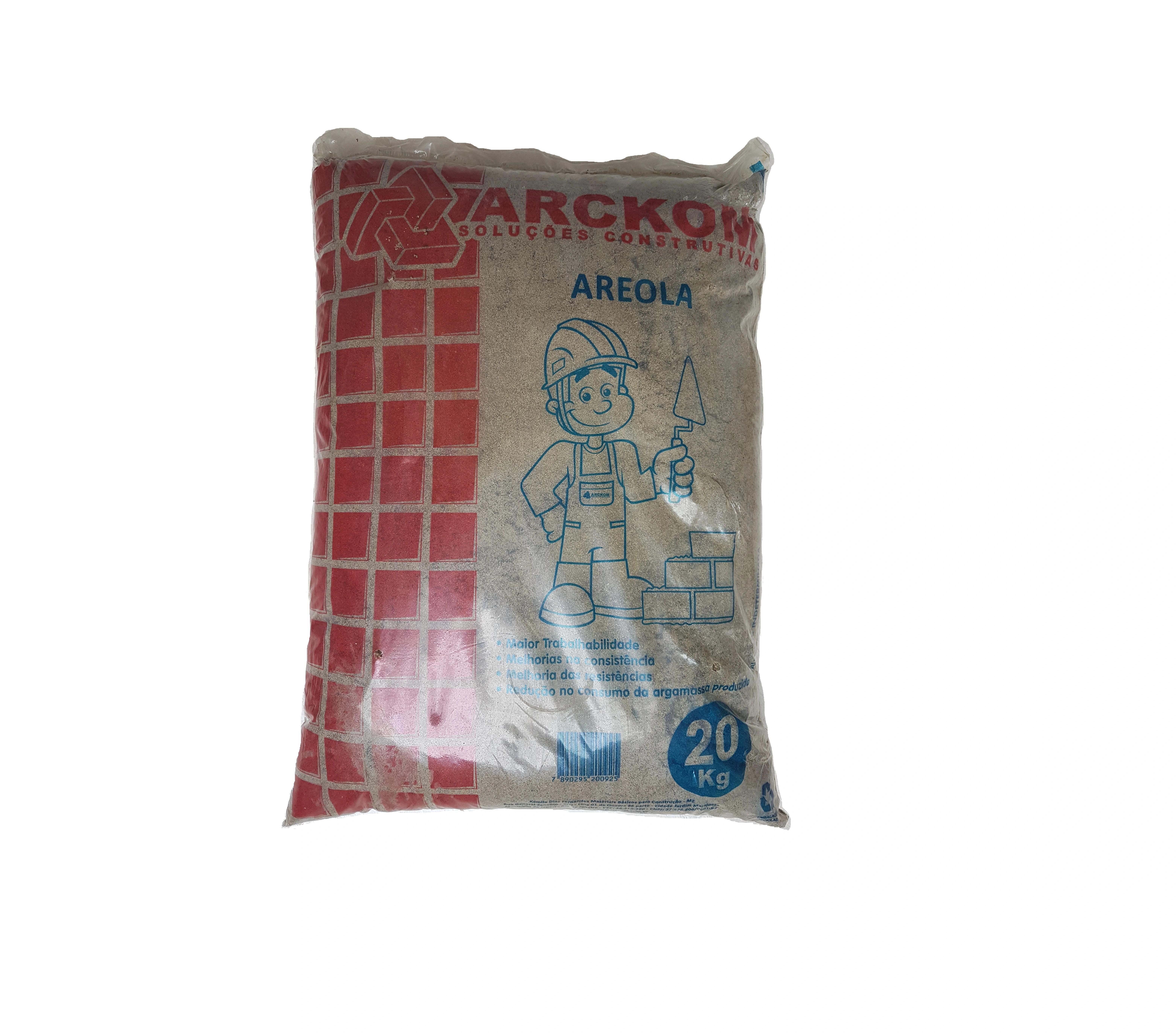 Areola para Emboço 20kg Arckom