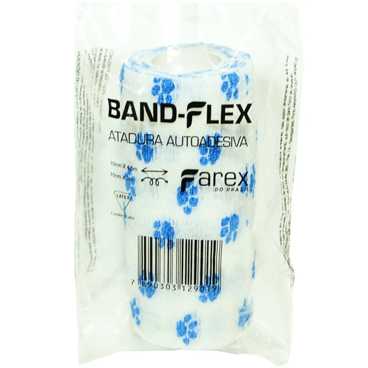 Bandagem Band Flex Branca Com Patas 10 Cm 1 Unidade