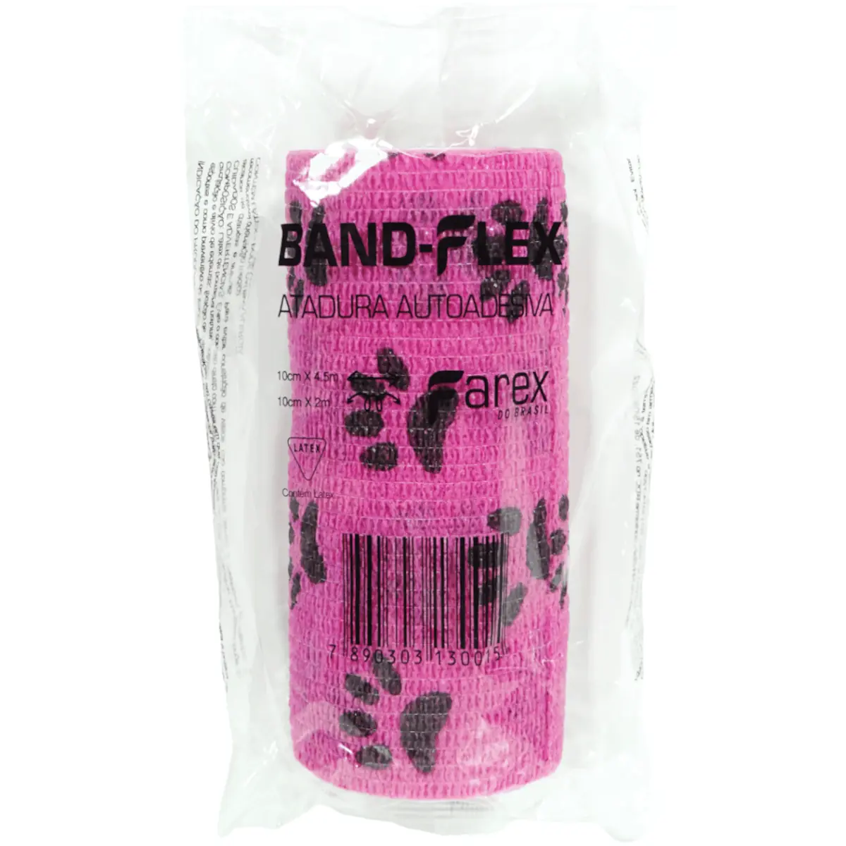 Atadura 10cm Rosa C/ Patinha Band Flex