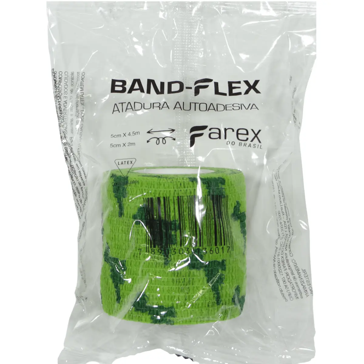 Atadura 5cm Verde C/ Amargante Band Flex