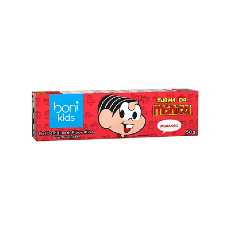 Creme Dental Turma Da Monica Morango 50g Boni Kids
