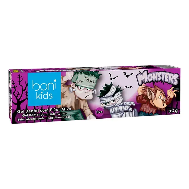 Gel Dent Boni Kids 50g Monster